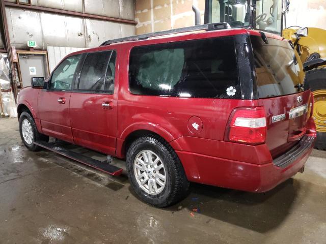 1FMJK2A58EEF41999 - 2014 FORD EXPEDITION EL LIMITED BURGUNDY photo 2