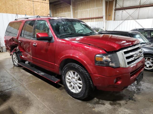 1FMJK2A58EEF41999 - 2014 FORD EXPEDITION EL LIMITED BURGUNDY photo 4