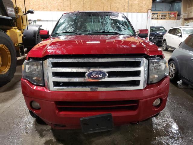 1FMJK2A58EEF41999 - 2014 FORD EXPEDITION EL LIMITED BURGUNDY photo 5