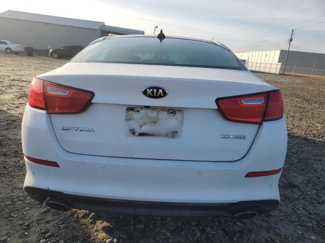 5XXGN4A73EG287455 - 2014 KIA OPTIMA EX WHITE photo 6