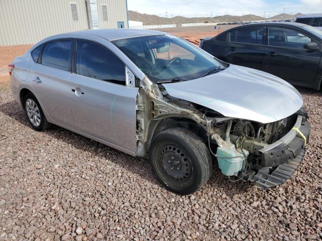 3N1AB7AP7FY275465 - 2015 NISSAN SENTRA S SILVER photo 4