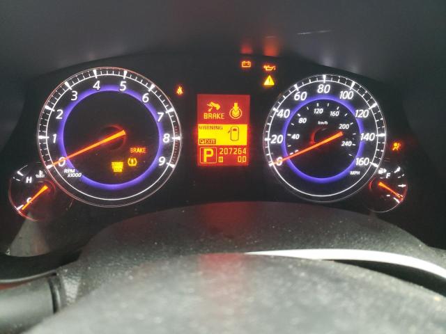 JNKAJ09E28M303798 - 2008 INFINITI EX35 BASE Սև լուսանկար 9