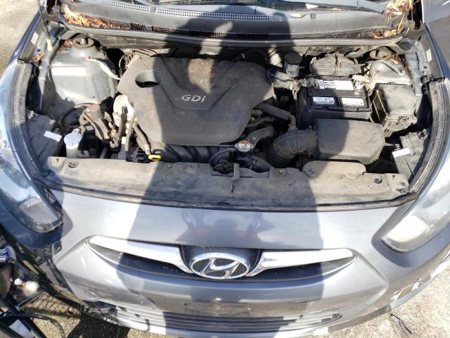 KMHCT4AE0DU303716 - 2013 HYUNDAI ACCENT GLS GRAY photo 11