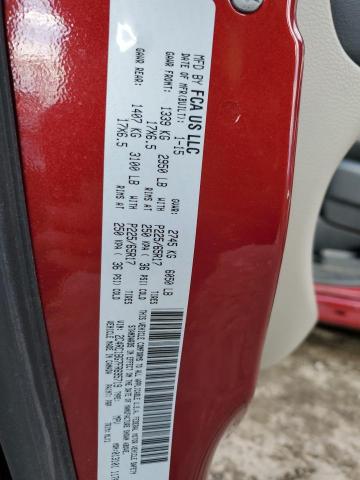 2C4RC1BG7FR695719 - 2015 CHRYSLER TOWN & COU TOURING წითელი ფოტო 13