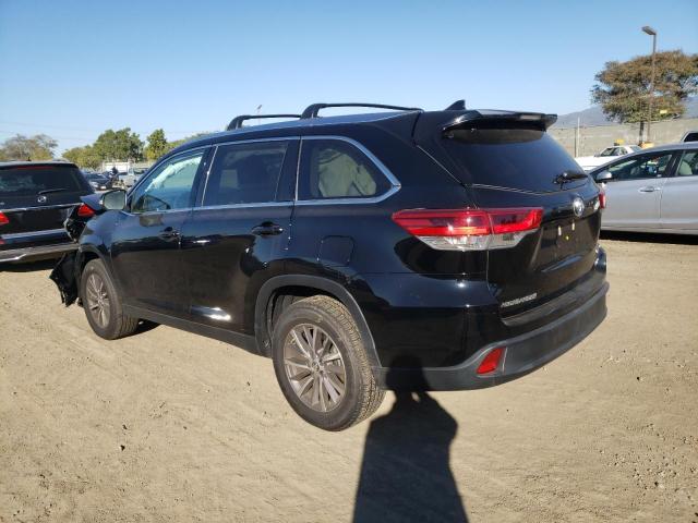 5TDKZRFH8KS564995 - 2019 TOYOTA HIGHLANDER SE BLACK photo 2