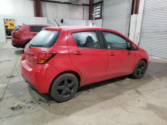 VNKKTUD38FA025203 - 2015 TOYOTA YARIS RED photo 3