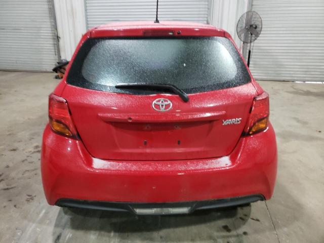 VNKKTUD38FA025203 - 2015 TOYOTA YARIS RED photo 6