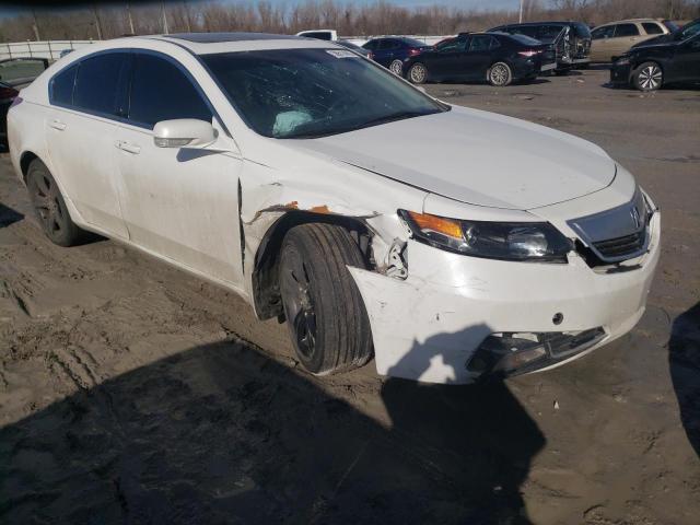 19UUA9F50EA001805 - 2014 ACURA TL TECH WHITE photo 4