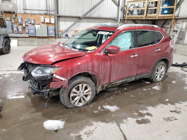 5N1AT2MV6GC791443 - 2016 NISSAN ROGUE S BURGUNDY photo 1