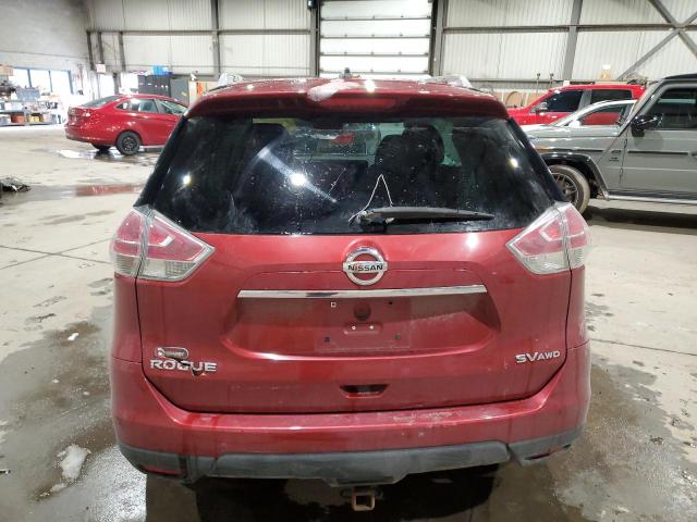 5N1AT2MV6GC791443 - 2016 NISSAN ROGUE S BURGUNDY photo 6