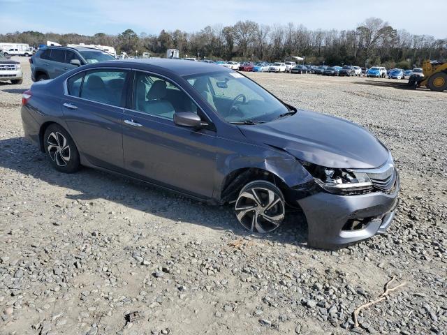 1HGCR2F34HA180249 - 2017 HONDA ACCORD LX GRAY photo 4