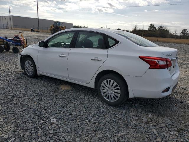 3N1AB7AP7KY303128 - 2019 NISSAN SENTRA S WHITE photo 2