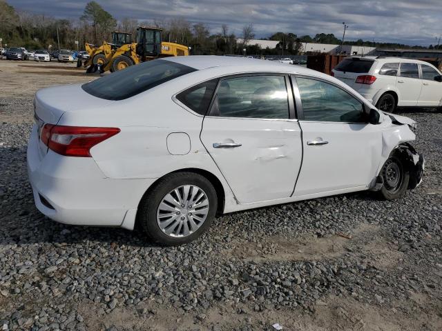 3N1AB7AP7KY303128 - 2019 NISSAN SENTRA S WHITE photo 3