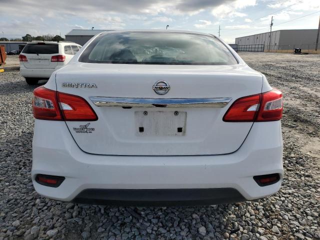 3N1AB7AP7KY303128 - 2019 NISSAN SENTRA S WHITE photo 6