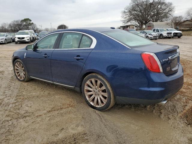 1LNHL9ER2CG801431 - 2012 LINCOLN MKS BLUE photo 2