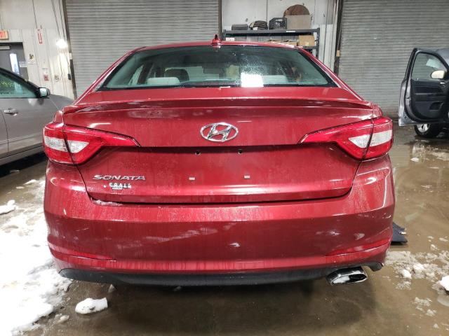 5NPE24AF5FH082040 - 2015 HYUNDAI SONATA SE RED photo 6