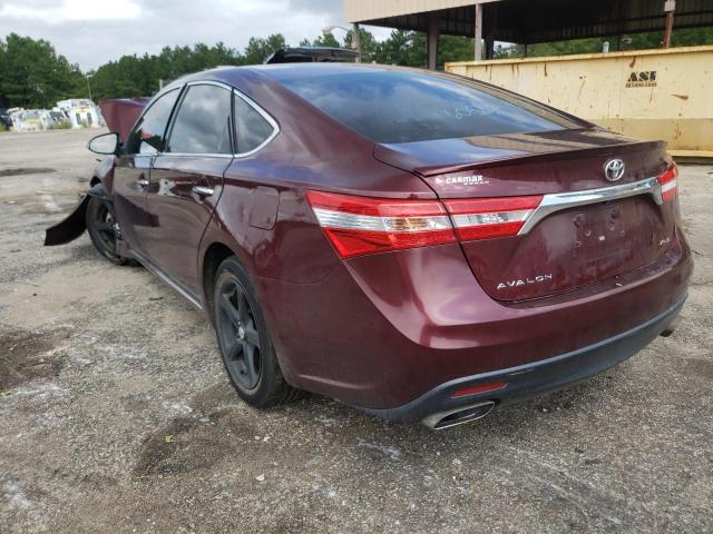 4T1BK1EB1EU110456 - 2014 TOYOTA AVALON BASE RED photo 3