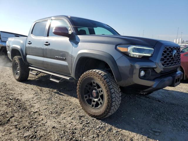 3TMCZ5AN2MM390046 - 2021 TOYOTA TACOMA DOUBLE CAB GRAY photo 4