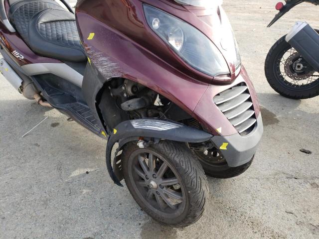 ZAPM479M475001930 - 2007 PIAGGIO MP3 BURGUNDY photo 9