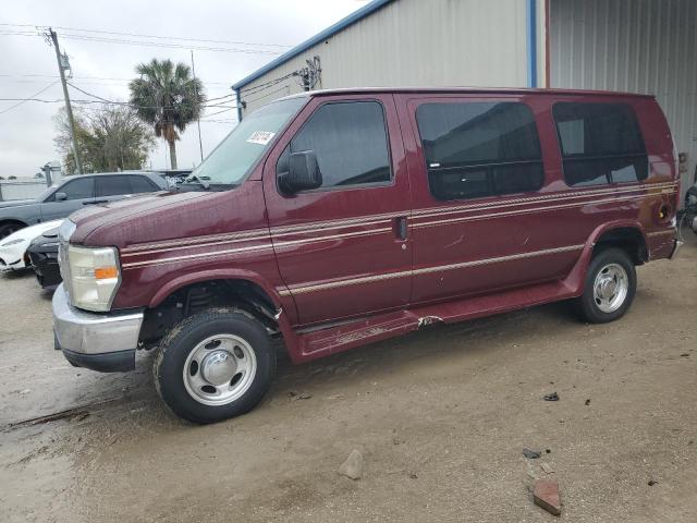 1FDNE14L38DA35651 - 2008 FORD ECONOLINE E150 VAN BURGUNDY photo 1