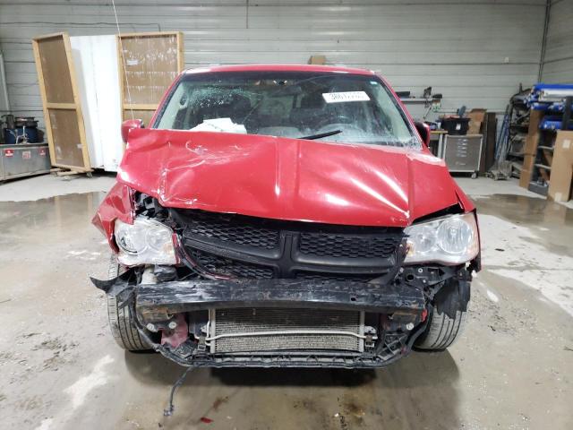 2C4RDGCG2ER267523 - 2014 DODGE CARAVAN SXT RED photo 5