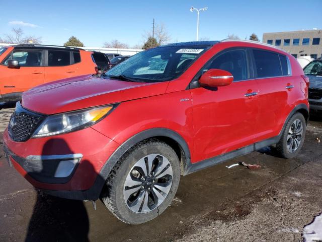 KNDPCCA66B7111673 - 2011 KIA SPORTAGE EX RED photo 1