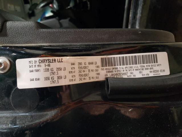 1J8HG48K29C509927 - 2009 JEEP COMMANDER SPORT Schwarz Foto 13