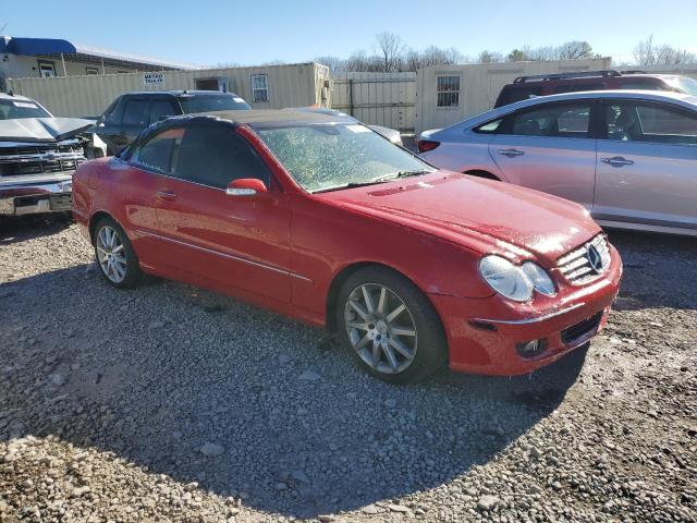 WDBTK56FX7T078745 - 2007 MERCEDES-BENZ CLK 350 RED photo 4