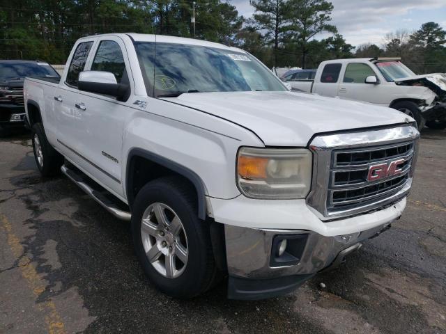 1GTV2VEC7EZ148553 - 2014 GMC SIERRA K1500 SLT WHITE photo 4