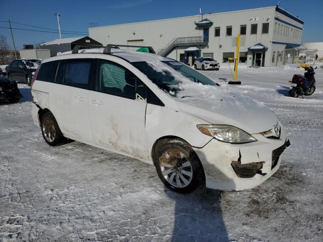 JM1CR2W31A0389930 - 2010 MAZDA 5 WHITE photo 4