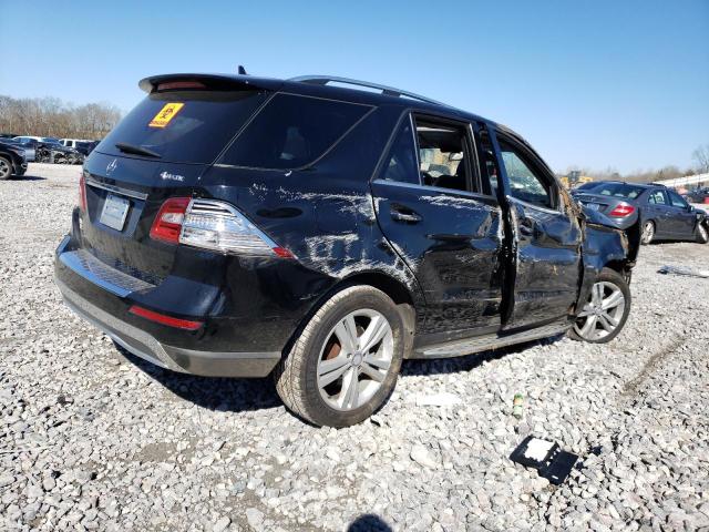 4JGDA5HB1CA040888 - 2012 MERCEDES-BENZ ML 350 4MATIC BLACK photo 3