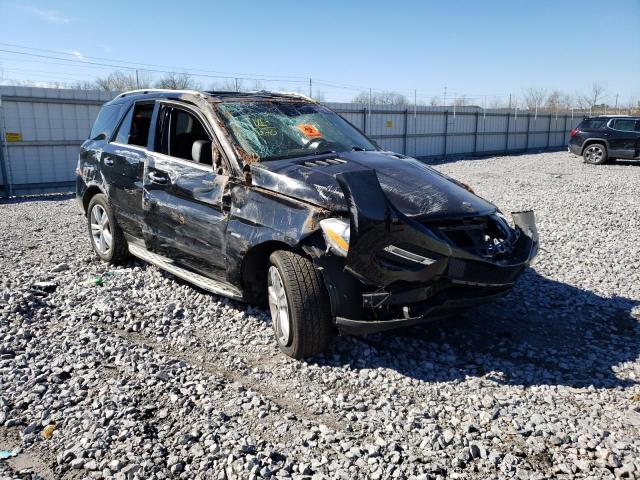 4JGDA5HB1CA040888 - 2012 MERCEDES-BENZ ML 350 4MATIC BLACK photo 4