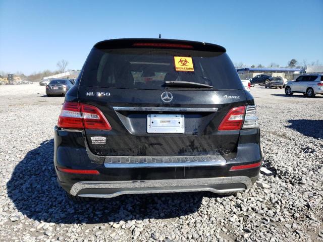 4JGDA5HB1CA040888 - 2012 MERCEDES-BENZ ML 350 4MATIC BLACK photo 6