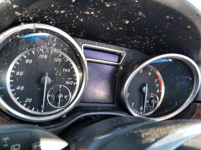 4JGDA5HB1CA040888 - 2012 MERCEDES-BENZ ML 350 4MATIC BLACK photo 9