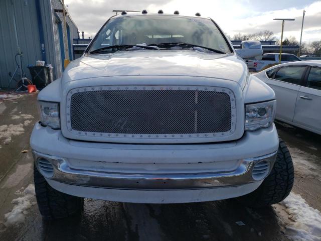 3D7KS28C95G741334 - 2005 DODGE RAM 2500 ST WHITE photo 5