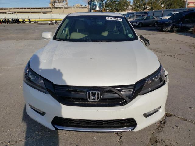 1HGCR2F80EA163973 - 2014 HONDA ACCORD EXL WHITE photo 5