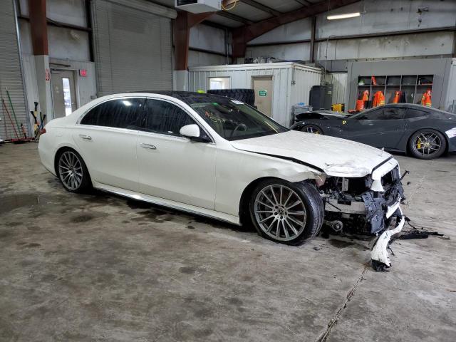 W1K6G7GB6MA033628 - 2021 MERCEDES-BENZ S 580 4MATIC WHITE photo 4