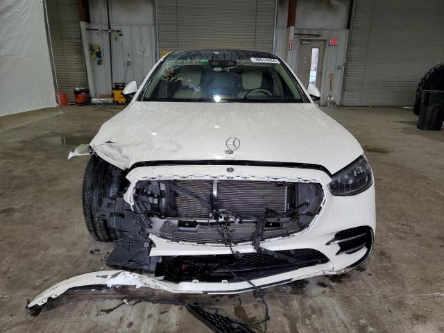 W1K6G7GB6MA033628 - 2021 MERCEDES-BENZ S 580 4MATIC WHITE photo 5