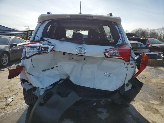 JTMRFREV0FD134121 - 2015 TOYOTA RAV4 XLE WHITE photo 6