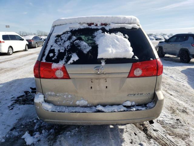 5TDZK23CX8S215137 - 2008 TOYOTA SIENNA CE BEIGE photo 6