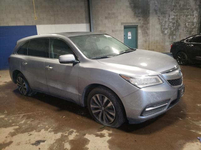 5FRYD4H46GB024013 - 2016 ACURA MDX TECHNOLOGY SILVER photo 4