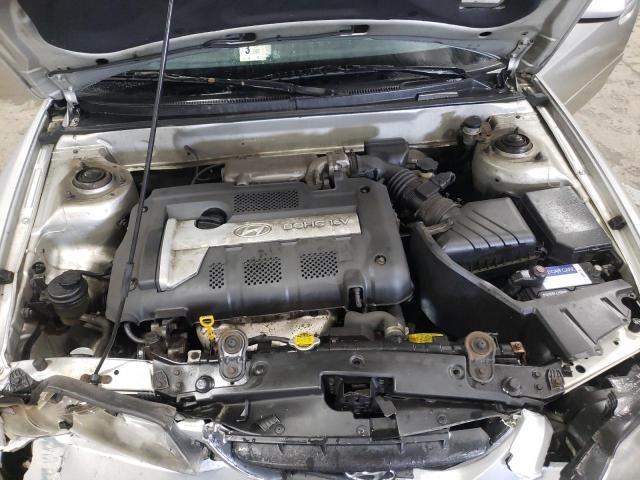 KMHDN46D85U006368 - 2005 HYUNDAI ELANTRA GLS SILVER photo 11