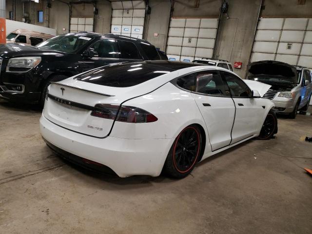 5YJSA1E47LF396814 - 2020 TESLA MODEL S Սպիտակ լուսանկար 3