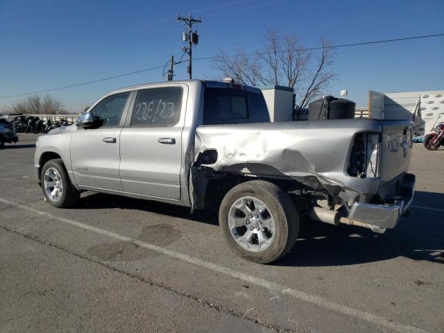 1C6RREFT3KN596472 - 2019 RAM 1500 BIG HORN/LONE STAR SILVER photo 2