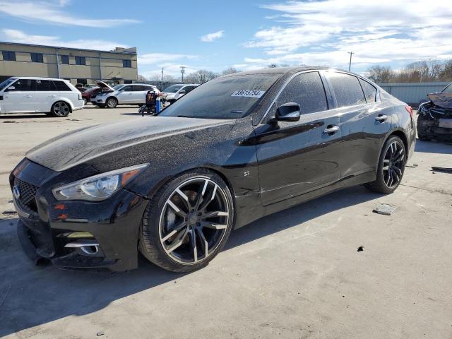 JN1BV7APXEM687991 - 2014 INFINITI Q50 BASE BLACK photo 1