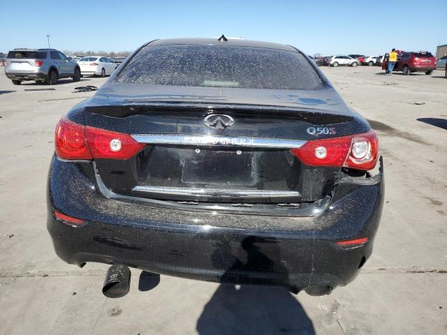 JN1BV7APXEM687991 - 2014 INFINITI Q50 BASE BLACK photo 6