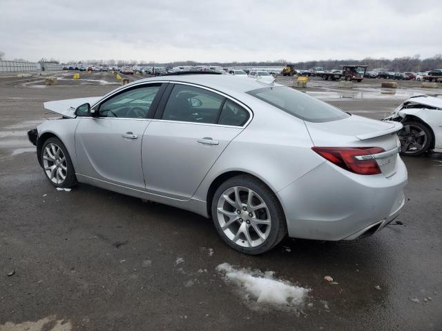 2G4GU5GXXG9133623 - 2016 BUICK REGAL GS SILVER photo 2