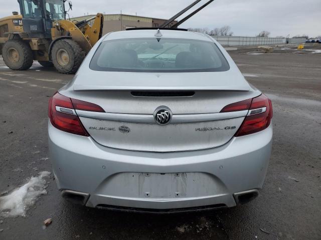 2G4GU5GXXG9133623 - 2016 BUICK REGAL GS SILVER photo 6