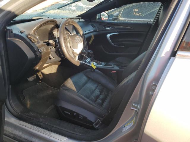 2G4GU5GXXG9133623 - 2016 BUICK REGAL GS SILVER photo 7