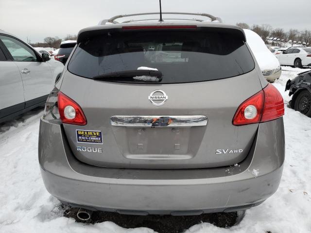 JN8AS5MV9DW612805 - 2013 NISSAN ROGUE S GRAY photo 6